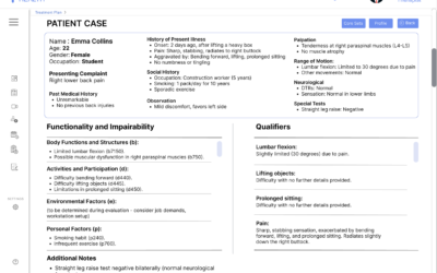 The Benefits of ICF-Based Case Reports and SOAP Notes in Physical Therapy